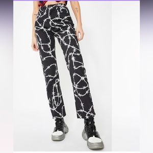 Jaded London Barbed Wire Jeans